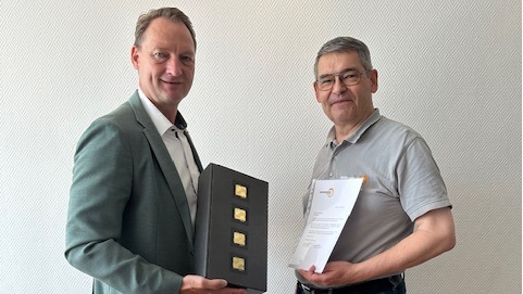 Unser Ausbildender Herr Klaus Kossowski hat ein 30-jähriges Jubiläum.
