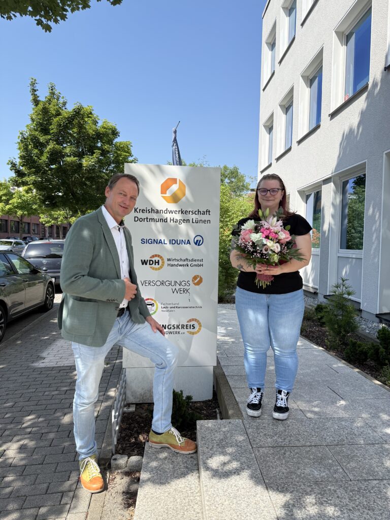 Gratulation zur erfolgreichen Ausbildung